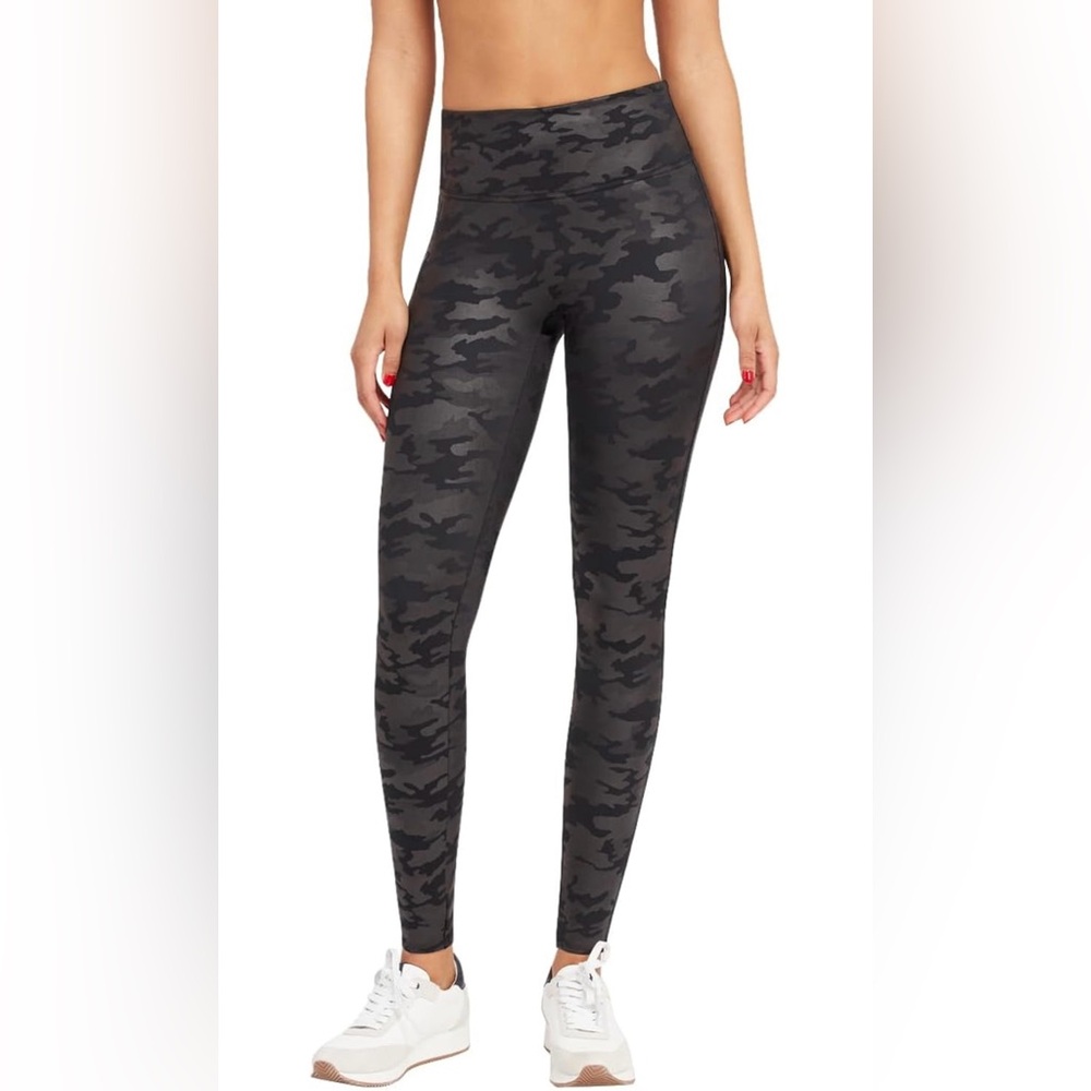Women's Spanx Camouflage Faux Leather Leggings